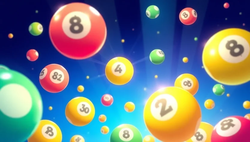 Witness the thrilling lottery action at lottorich28 with bright colorful balls and excitement.