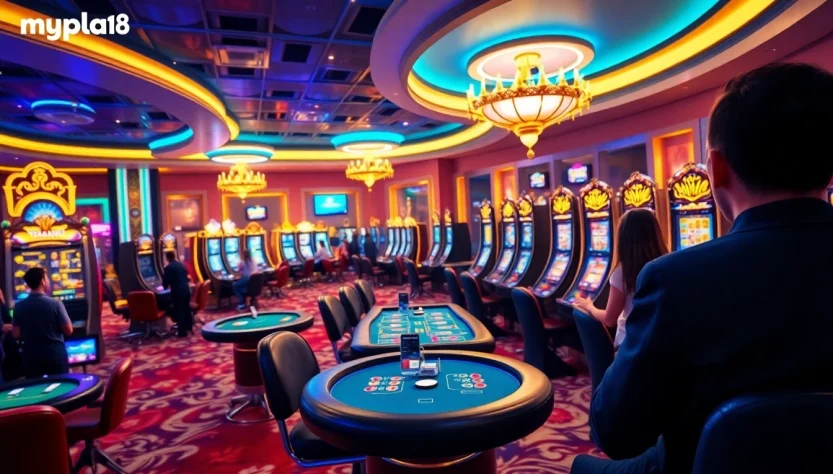 Experience the excitement of myplay168 with vibrant casino games and joyful players.