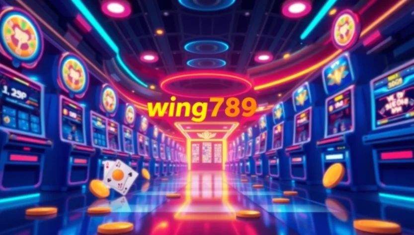 Experience thrilling casino adventure at wings789 with vibrant slots and gaming action.