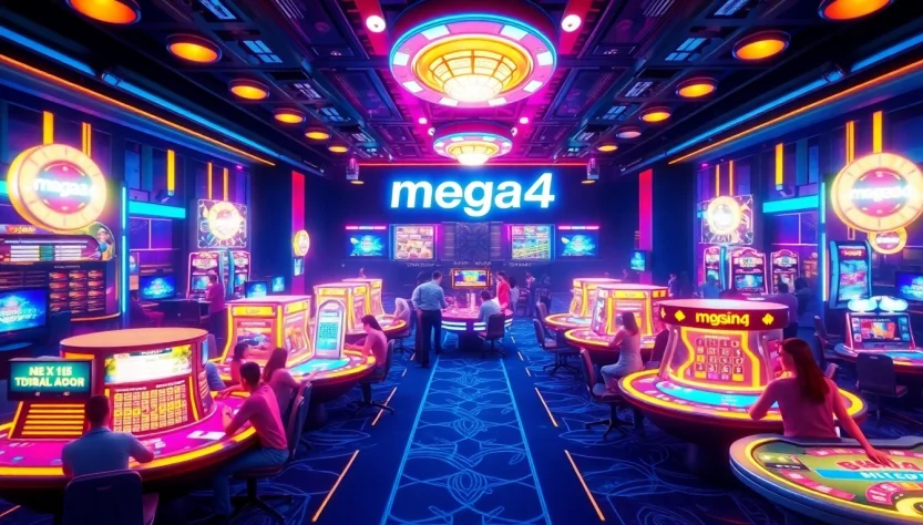 Experience the thrilling megac4 online casino with vibrant gaming environments and engaging players.