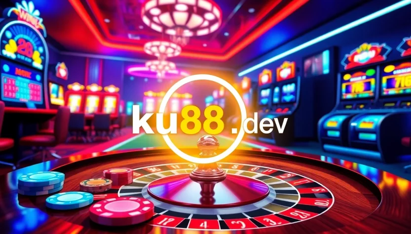 Explore the vibrant atmosphere of ku888.dev's online casino featuring exciting games.