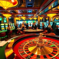 Experience thrilling gameplay at BET88 COM with lively tables and vibrant slot machines.