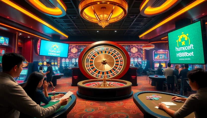 Experience the thrill of gambling at https://hb88bet.biz/ with vibrant casinos, poker chips, and roulette.