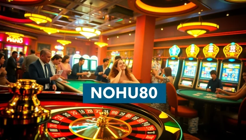 Experience the thrill of winning at NOHU90, where players enjoy the excitement of poker, roulette, and slot machines in a vibrant casino atmosphere.