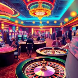 Explore the thrilling atmosphere of gambling at https://qh88tt.com/ with vibrant casino tables and enthusiastic players.