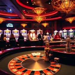 Exciting moment at nhà cái ww88 casino with players eagerly placing bets on a roulette table.
