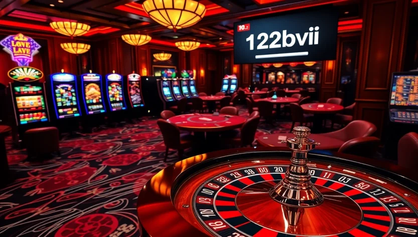 Experience the thrill of casino gaming with https://123bvi.org/ showcasing lavish poker tables and vibrant slot machines.