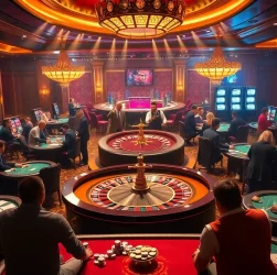 Experience the luxury of high-stakes gambling at https://tylekeouytin.com/ with vibrant casino interiors and thrilling gameplay.