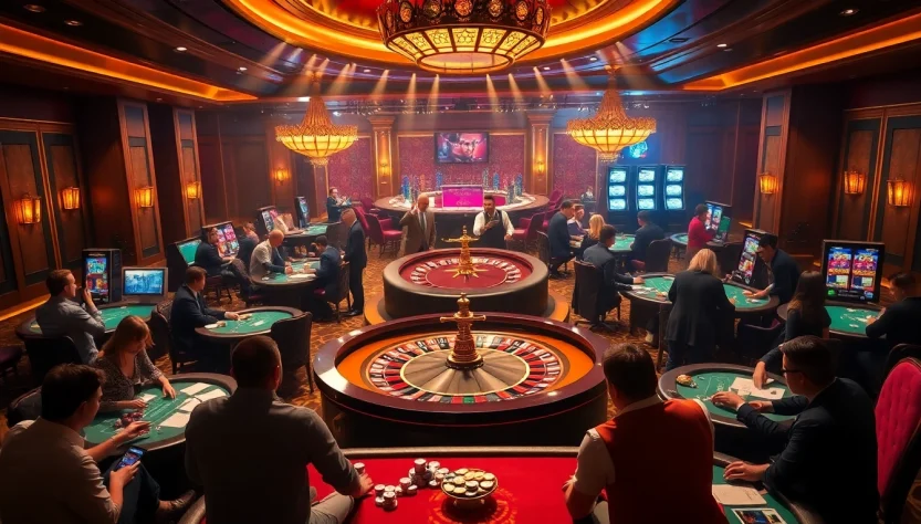 Experience the luxury of high-stakes gambling at https://tylekeouytin.com/ with vibrant casino interiors and thrilling gameplay.