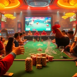 Experience ĐÁ Gà Trực Tiếp action with thrilling live matches and enthusiastic gamblers cheering!