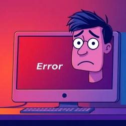 MM OO - User encountering Error 1015 with a highlighted Cloudflare message on a laptop.