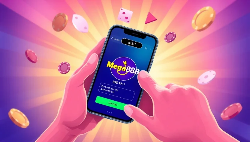 Experience the excitement of mega888 ios 15.1 download featuring vibrant gaming visuals and thrilling casino elements.