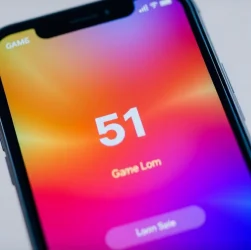Interactive 51 game login screen showcasing vibrant graphics and user-friendly interface.
